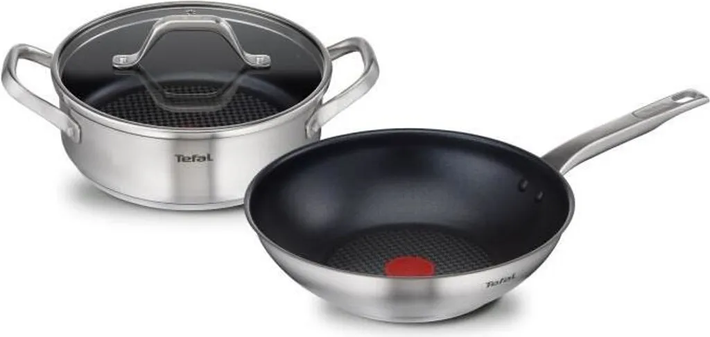 Set Tefal Hero E826S214: Eleganza in Acciaio per la tua Cucina