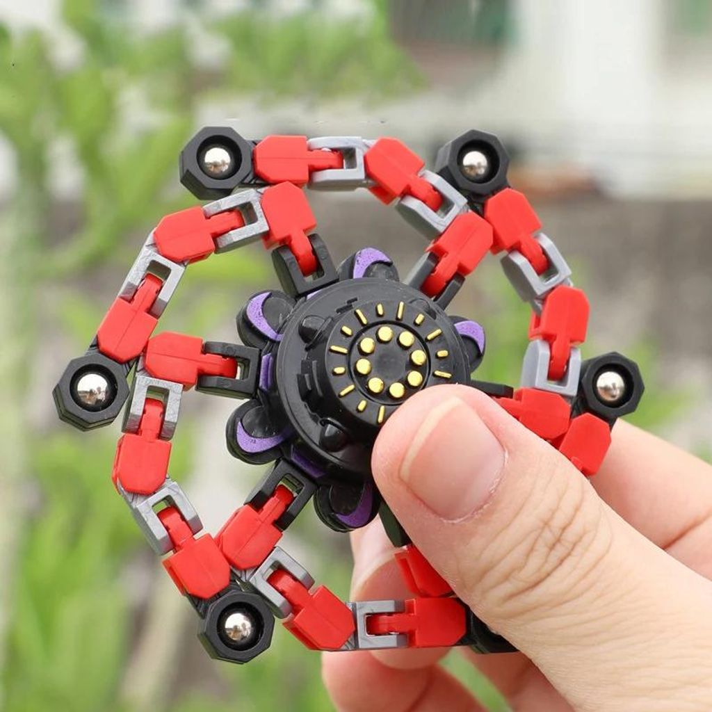 4dílná sada transformovatelných fidget spinnerů – Obrázek produktu 