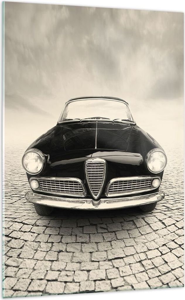 Bilder auf glas - Einteilig - Alpha Romeo Giuletta - 70x100cm - Glasbilder - Wandbilder - Bilder - zum Aufhängen bereit - Wanddekoration aus Glas ...