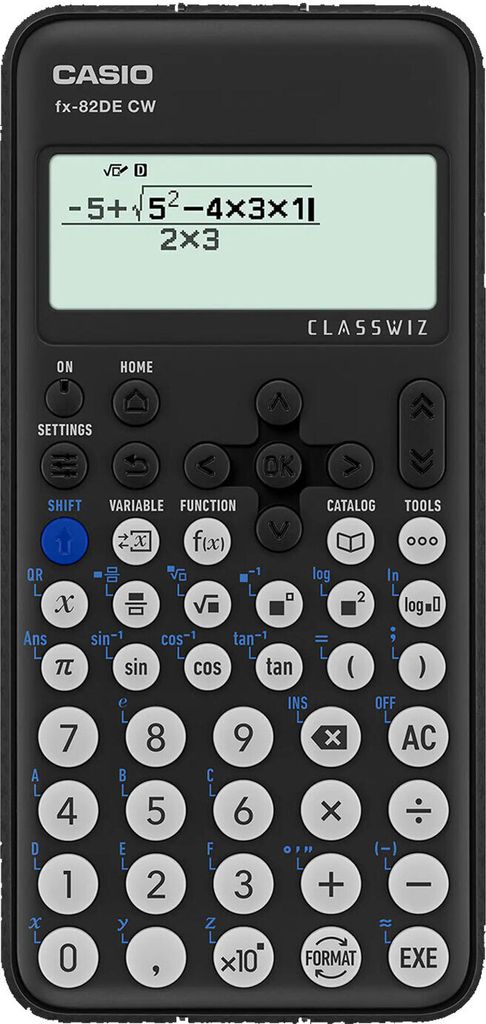 CASIO Schulrechner FX-82DE CW Batteriebetrieb