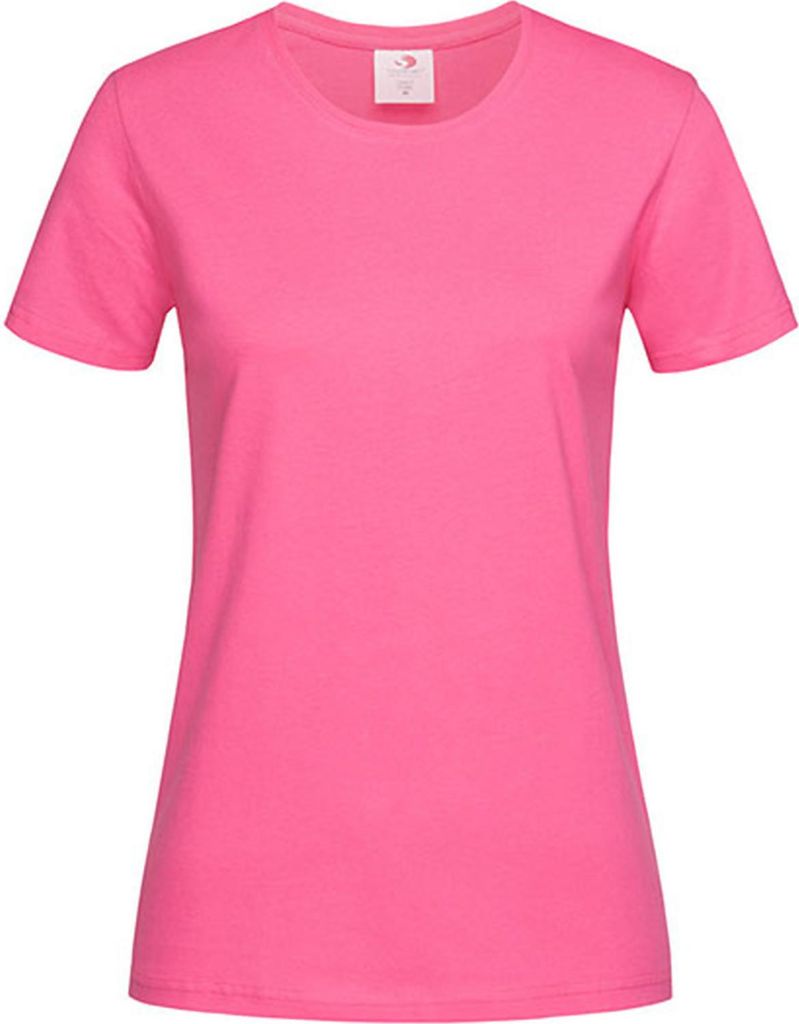 Stedman ST2600 | Classic Ladies Damen T-Shirt - Farbe: Sweet Pink - Größe: M