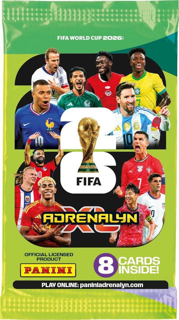 Panini FIFA World Cup 2026 Adrenalyn XL Pacchetto Carte da Immagine del prodotto 
