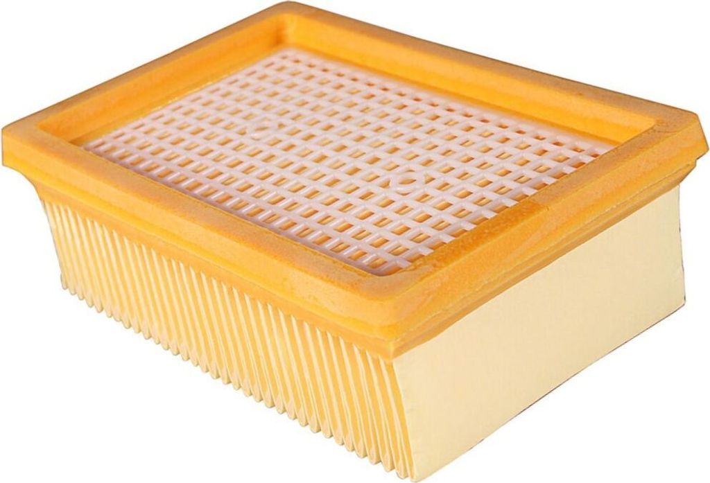 Flachfaltenfilter / Staubsaugerfilter / Abluftfilter / Hygienefilter kompatibel mit Kärcher Serie MV4, MV5, MV6, WD4, WD5, WD6, WD6 P, WD 6 Premium