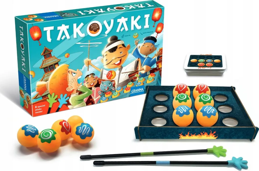 Jeu Takoyaki Granna : Le cadeau parfait pour animer vos goûters d'enfants