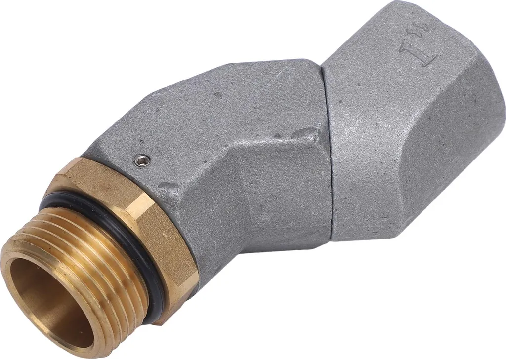 Ensemble buse métal et tuyau carburant 1" - Raccord pivotant 360°