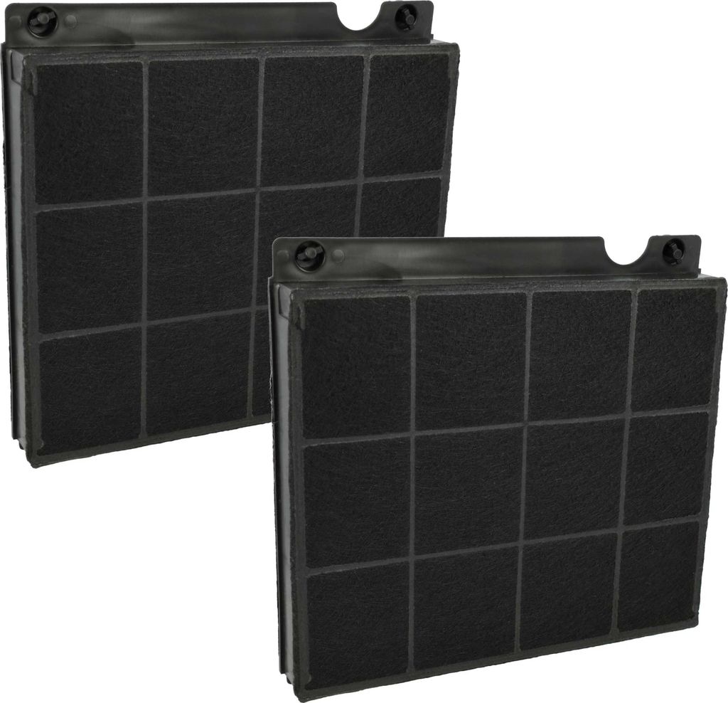vhbw 2x Aktivkohlefilter kompatibel mit De Dietrich DHD466, DHD466XP1 Dunstabzugshaube