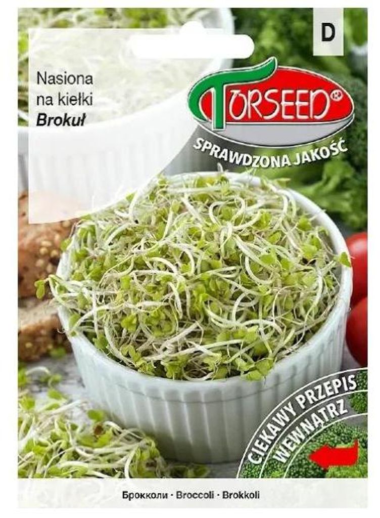 Brokkoli, Typ Calabrese - dicke, fleischige Sprossen 100g - Torseed