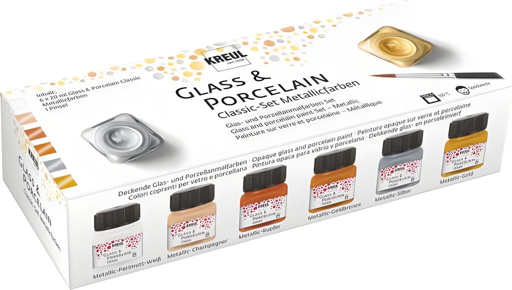 KREUL 16603 KREUL Glass & Porcelain Classic, metalické Obrázok produktu 