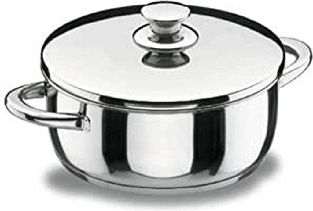 LACOR 40018 Bratentopf mit Deckel 18 cm Vitrocor