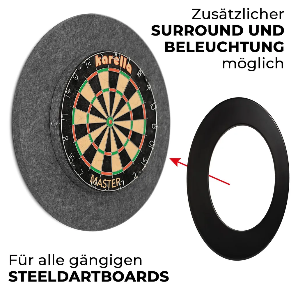Support phonique Karella compatible avec toute cible fléchette sisal - 5