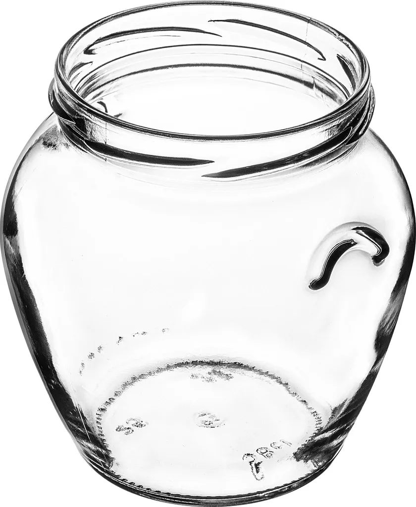Barattoli per conserve KADAX da 510 ml con coperchio a vite fi82mm, barattoli a vite con coperchio, barattoli per conserve, barattoli per la conservazione di miele, frutta e verdura, barattoli per conserve (funghi, 24 pezzi) - 7