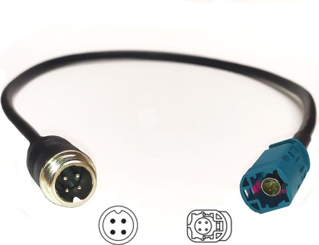 Spina FAKRA/4-PIN adattatore che riduce la spina MAN Harman Immagine del prodotto 