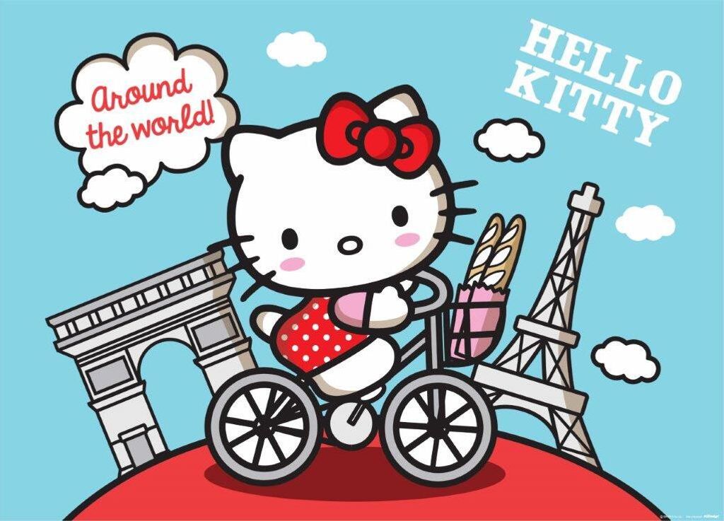 Hello Kitty Maxi-Poster zur Dekoration des Kinderzimmers