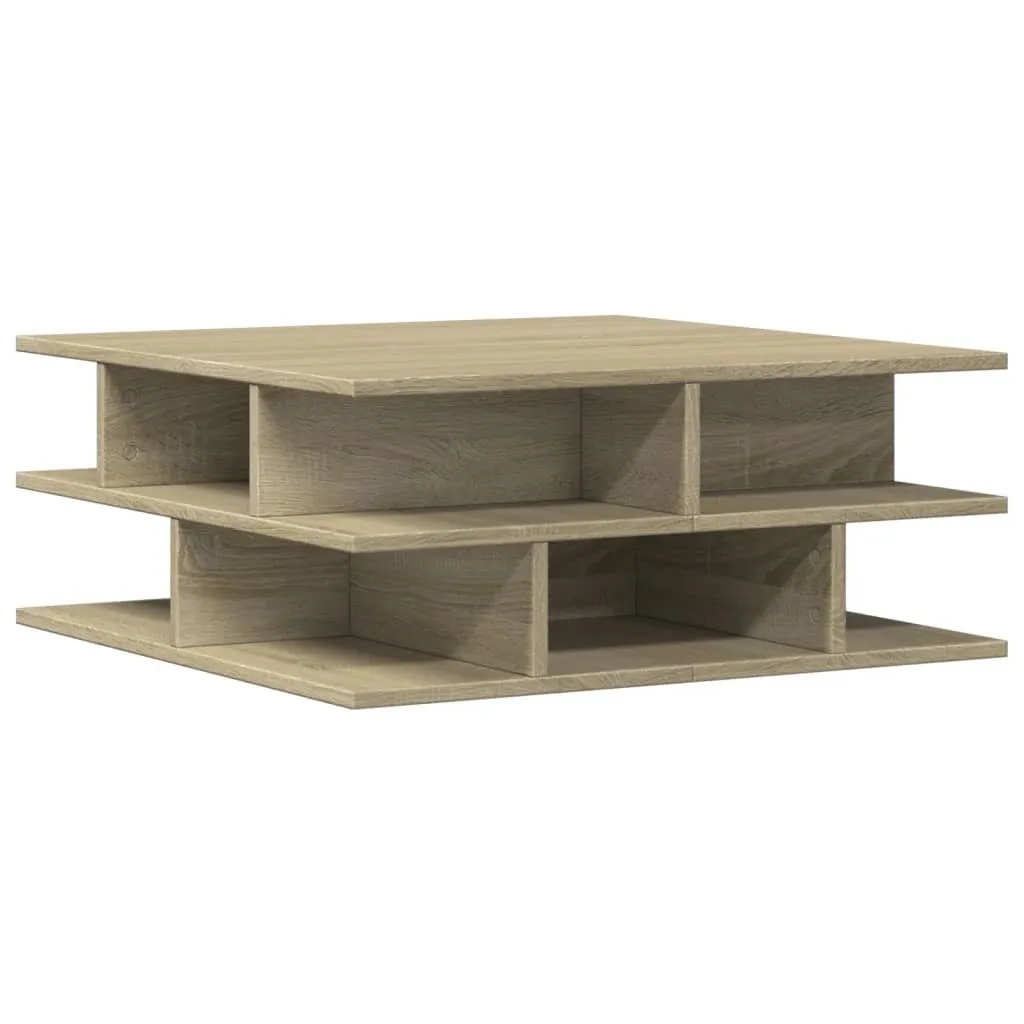 Mobili Salotto: Tavolino Rovere Sonoma 70x70 cm SYFAX - Stile Unico
