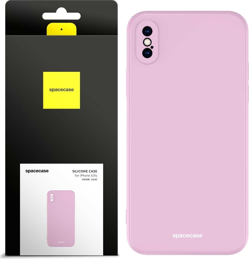 Spacecase Silikonhülle iPhone X/Xs flieder