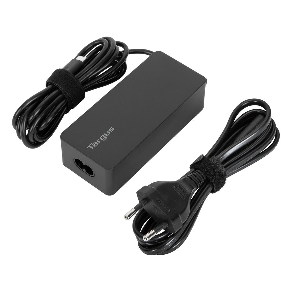 Targus - Netzteil - 65 Watt - PD (24 pin USB-C) - Schwarz Produktbild 