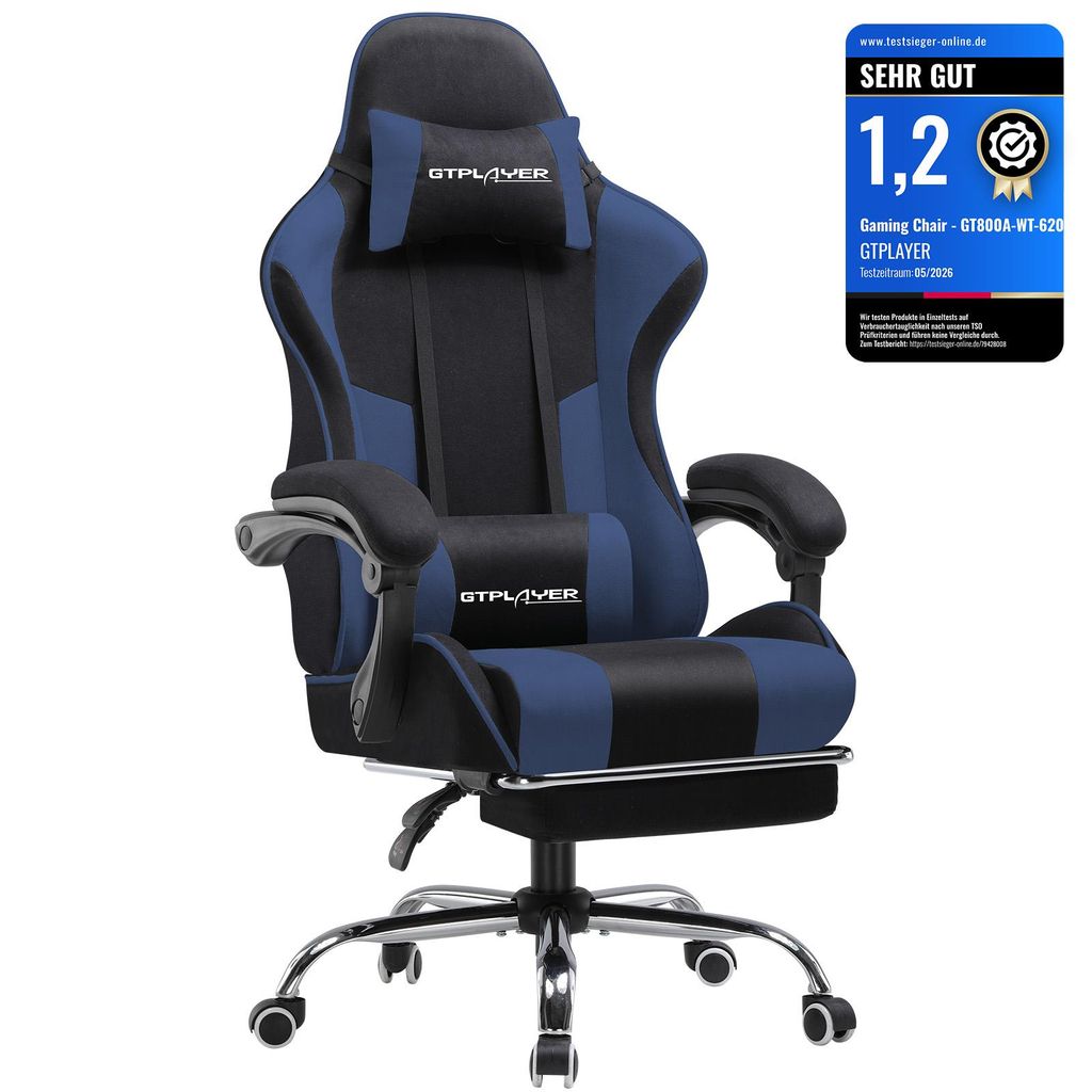 GTPLAYER Bürostuhl Gaming Stuhl Stoff Gaming Sessel Produktbild 