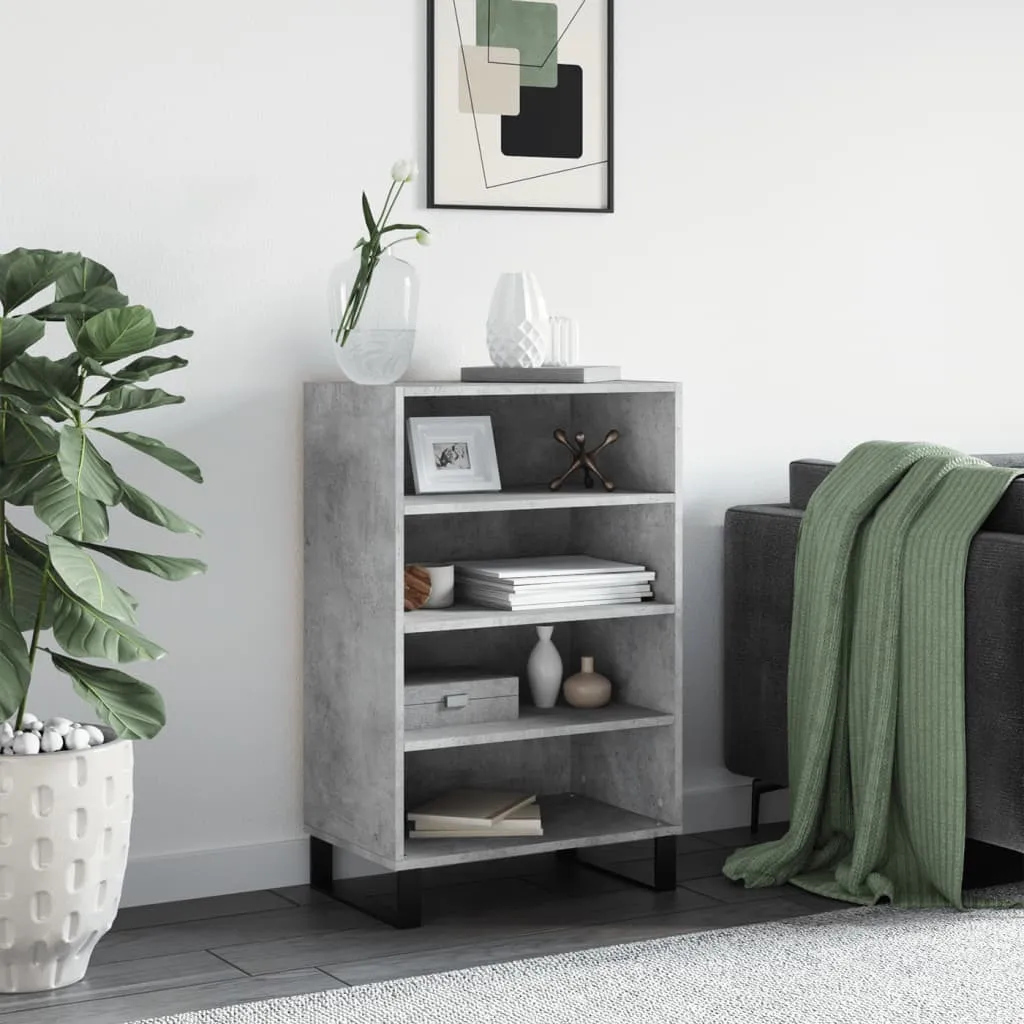 VidaXL Credenza Grigio Cemento 57x35x90 cm | Mobile Design Moderno