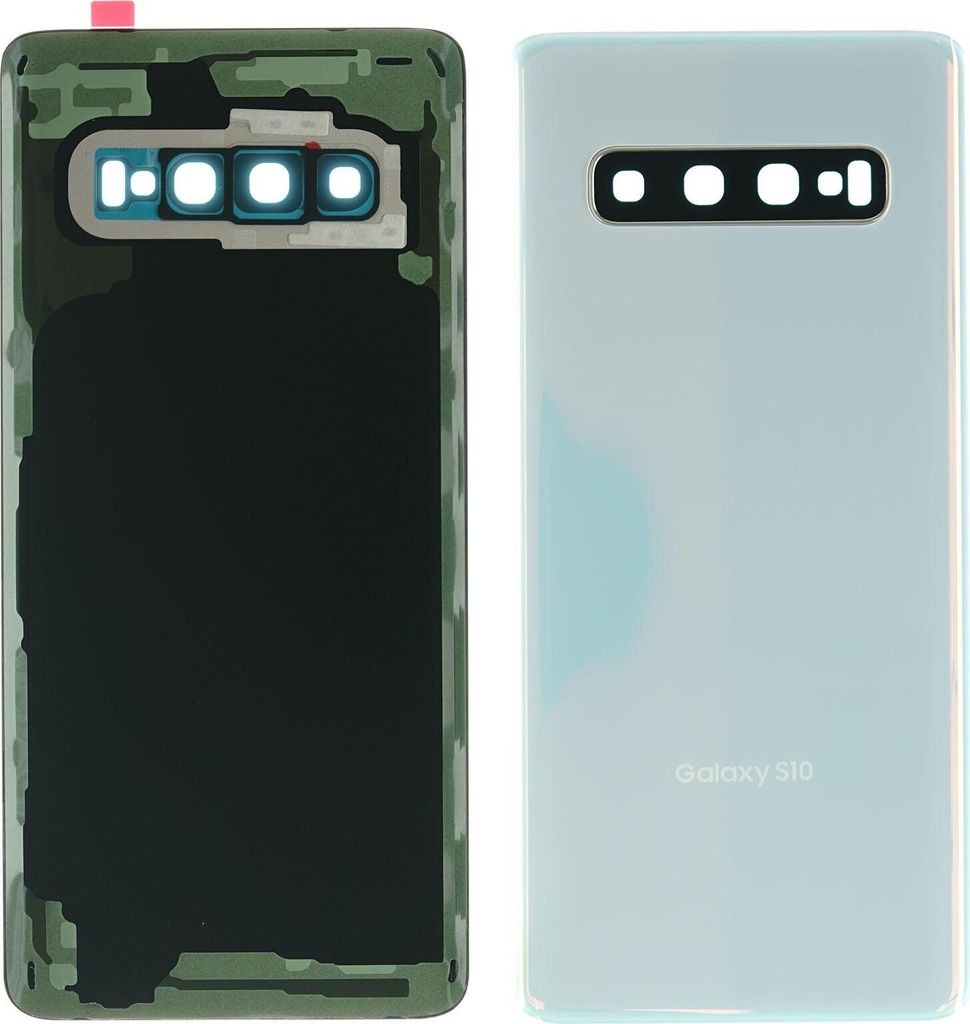 Gehäuse Rückseite für Samsung Galaxy S10 (SM-G973F), Weiß Produktbild 