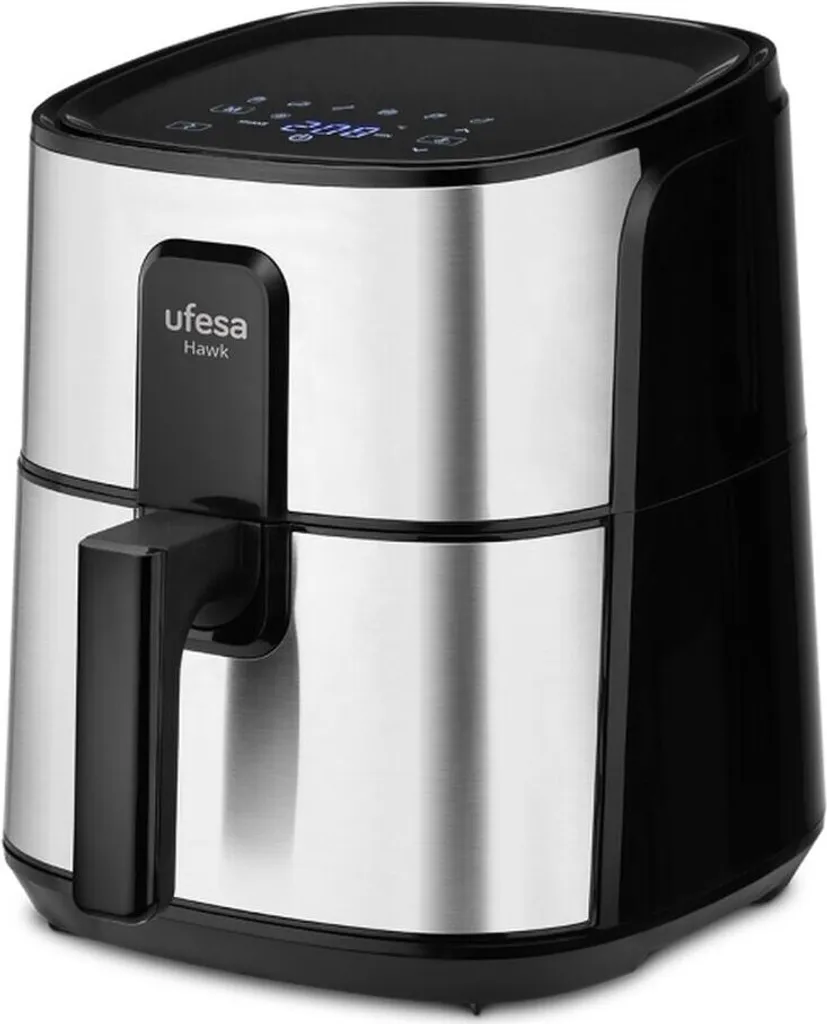 Air Fryer UFESA Hawk Noir - Friteuse à Air Chaud avec 8 Modes de Cuisson