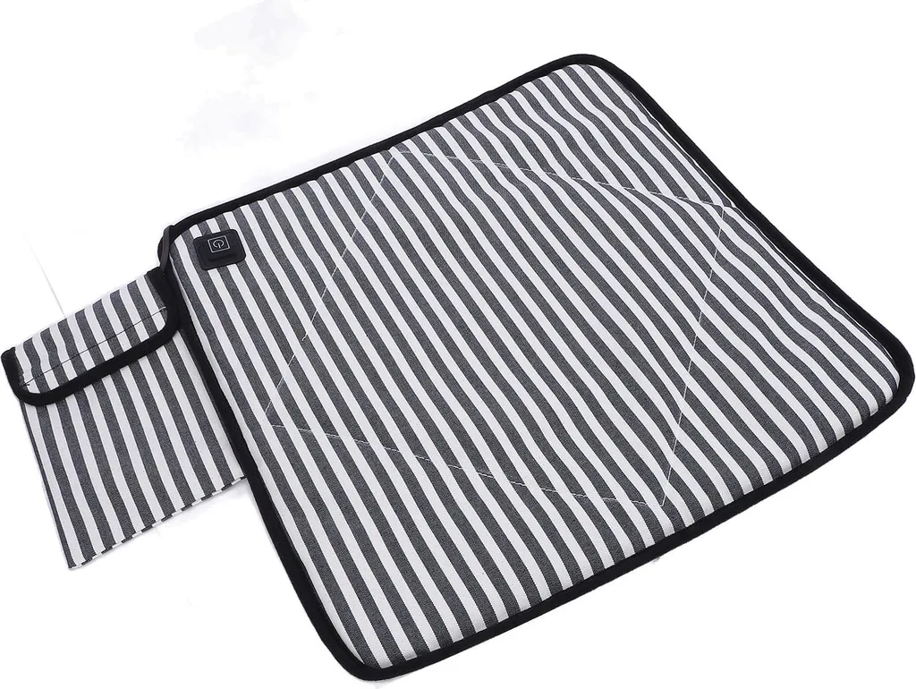 Coussin chauffant réglable USB en toile robuste pour bureau et pêche - 6