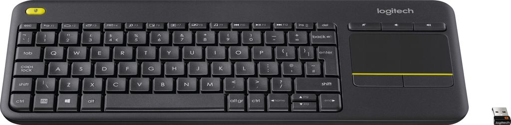 Logitech K400 Plus, Volle Größe (100%), Kabellos, RF Produktbild 