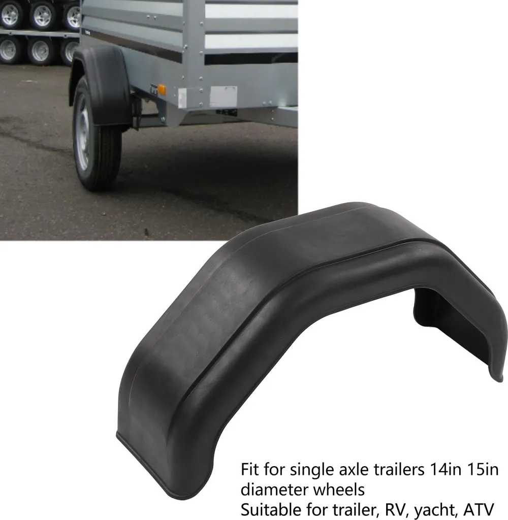 Aile de remorque robuste en plastique injecté pour roues 14-15" - 5