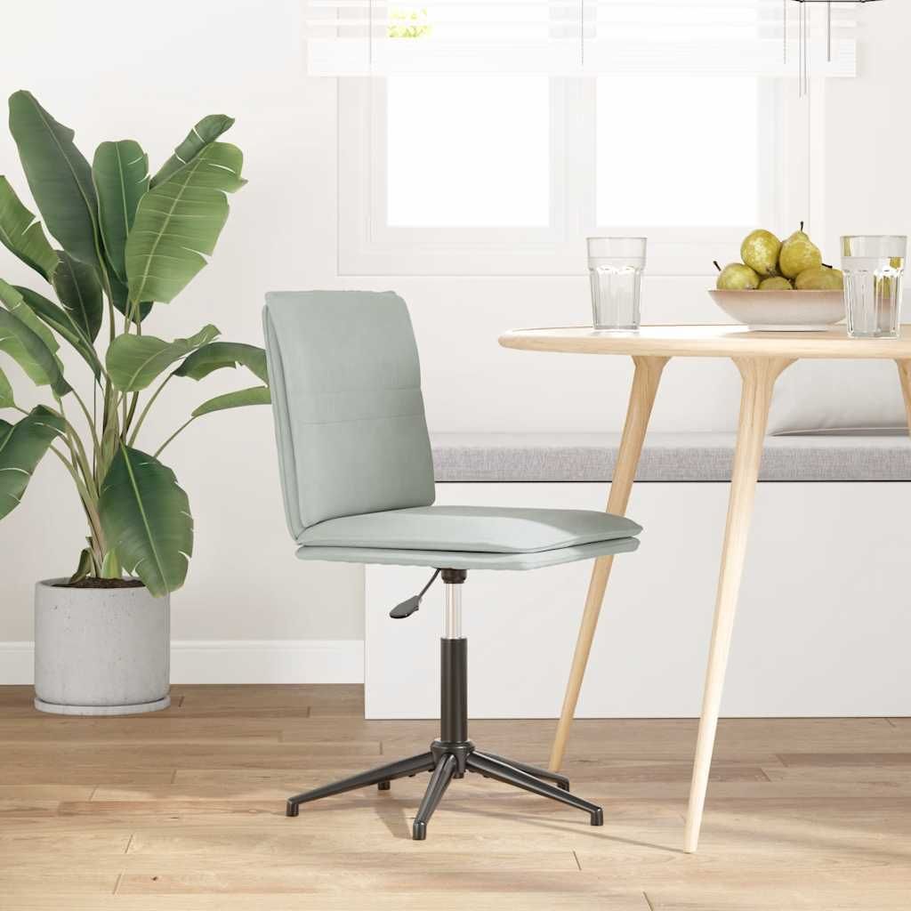 "im Sonderangebot"Esszimmerstuh(1 pc) - Küchenstuhl Modernes Design - Polsterstuhl - Hellgrau Samt - NeuMöbel4168512