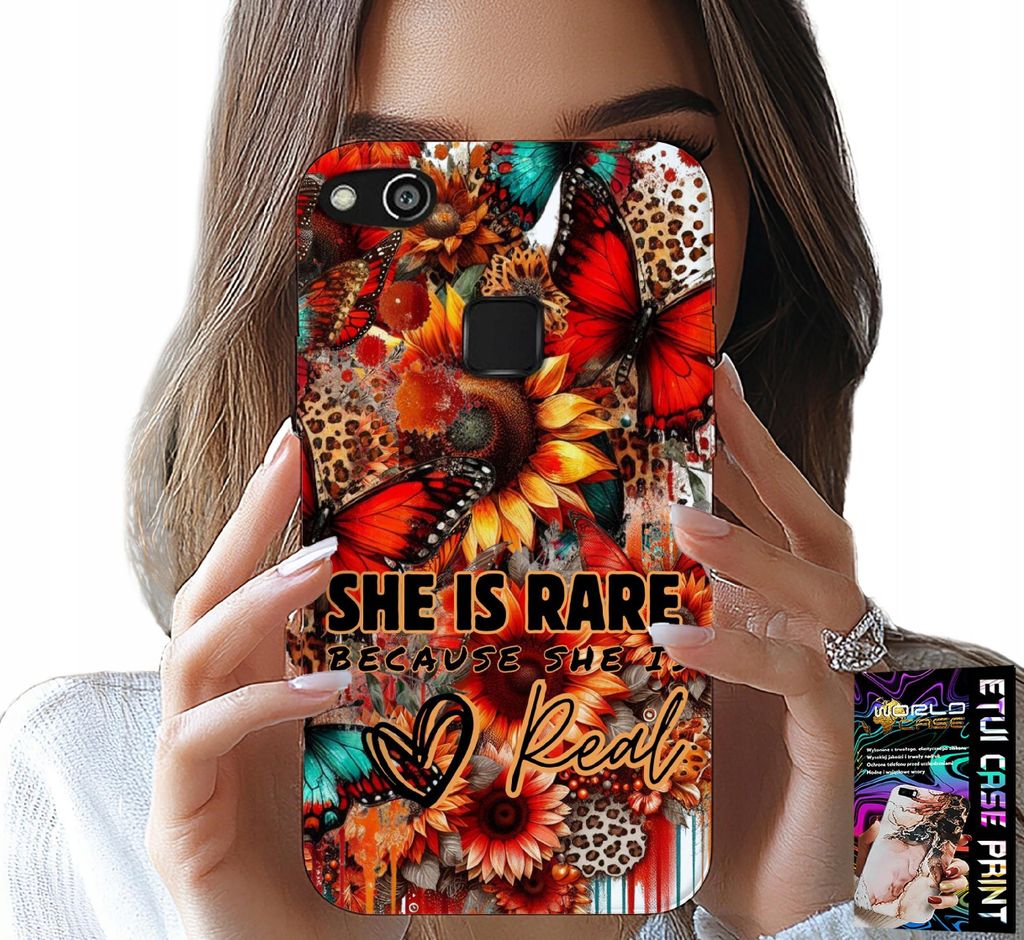 Fall Für Huawei P9 Lite 2016 - Sie Ist Selten, Sonnenblumen, Blumen, Schmetterlinge