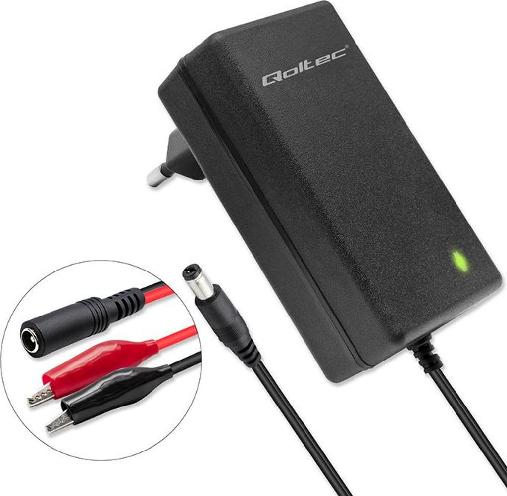 Qoltec Charger for AGM GEL STD 6V 12V battery 1.5A Obrázek produktu 