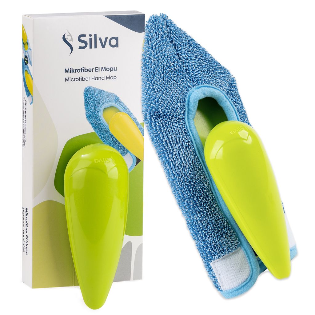 Silva - Mini Hand Mop 2er Set - Nachhaltige Mikrofaser Allzweckbezug