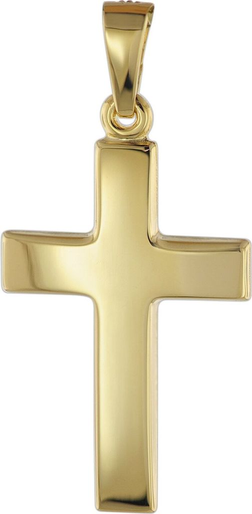 trendor 08610 Kreuz Anhänger für Damen und Herren 585 Gold Produktbild 