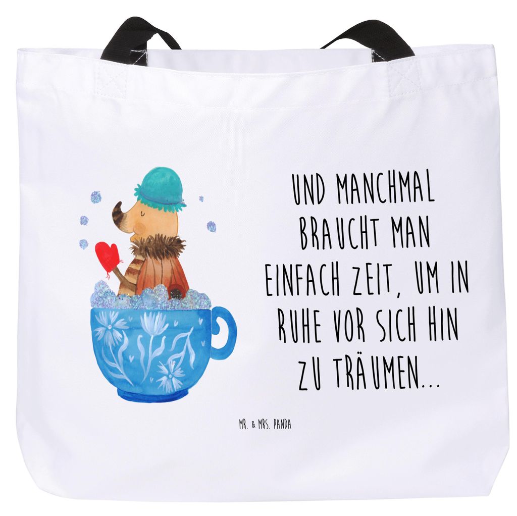 Mr. & Mrs. Panda Reisetasche Nachtfalter Schaumbad - Weiß - Geschenk, Tasche, Bad, Tasse, Einkaufstasche, Laptoptasche, Strandtasche, Lustige Spr...