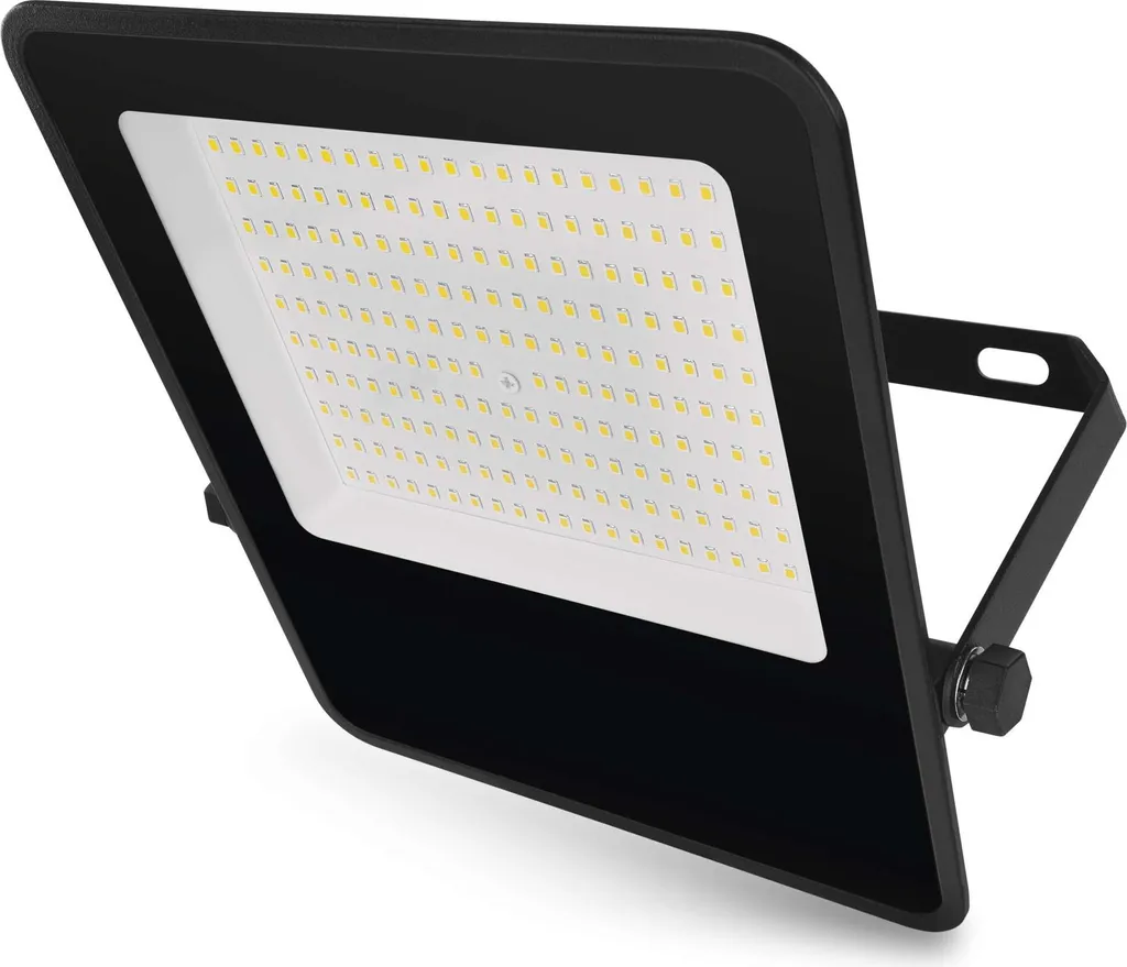 Projecteur extérieur LED 100W noir EMOS luminaire de chantier puissant