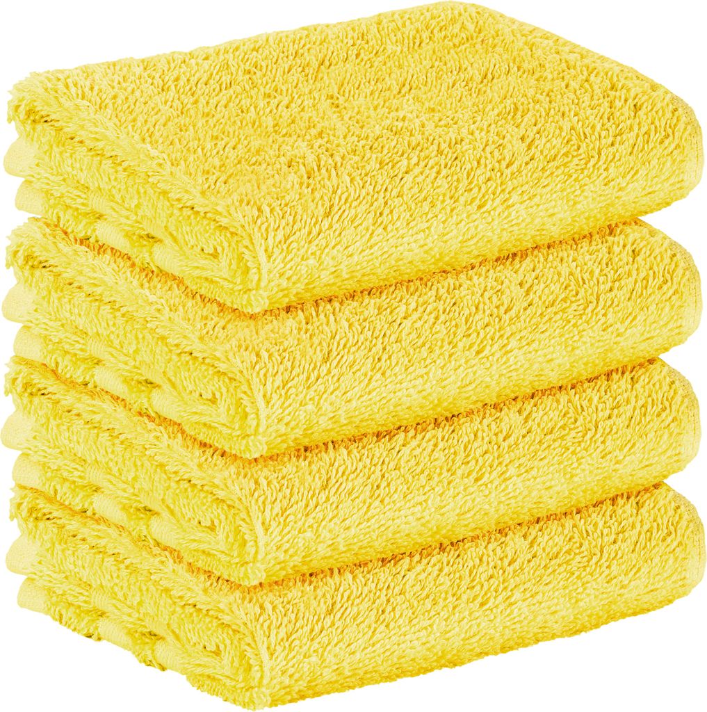 StickandShine 4er SET Premium Frottee Gästehandtuch 30x50 Produktbild 