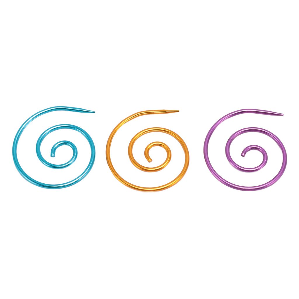 Spirale Kabel Stricknadel,Metall Spirale Kabel Nadel,Kabel Nadel Schal Pin,Runde Spirale Nadel,Spirale Kabel stricken Werkzeug,Rundschreiben Kabel ...