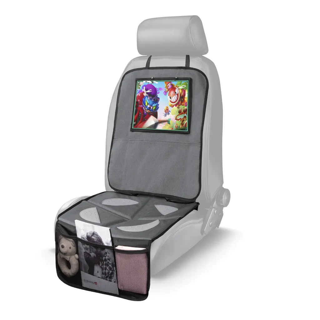 ZOPA Protezione Sedile Auto con Porta Tablet Grigio - Stop Macchie