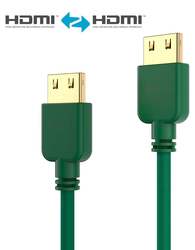 Purelink PI0503-015 HDMI Kabel SuperThin 1,5m Grün
