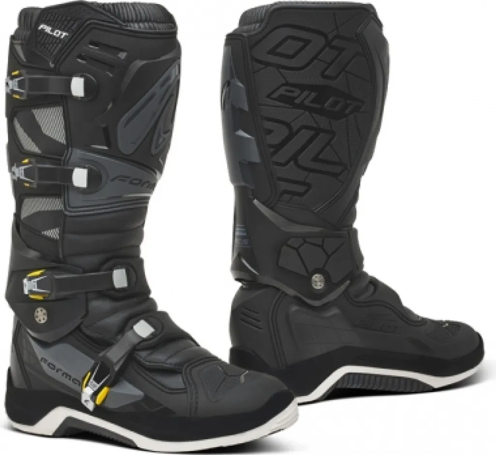 Bottes moto FORMA PILOT noir anthracite taille 41 protections certifiées