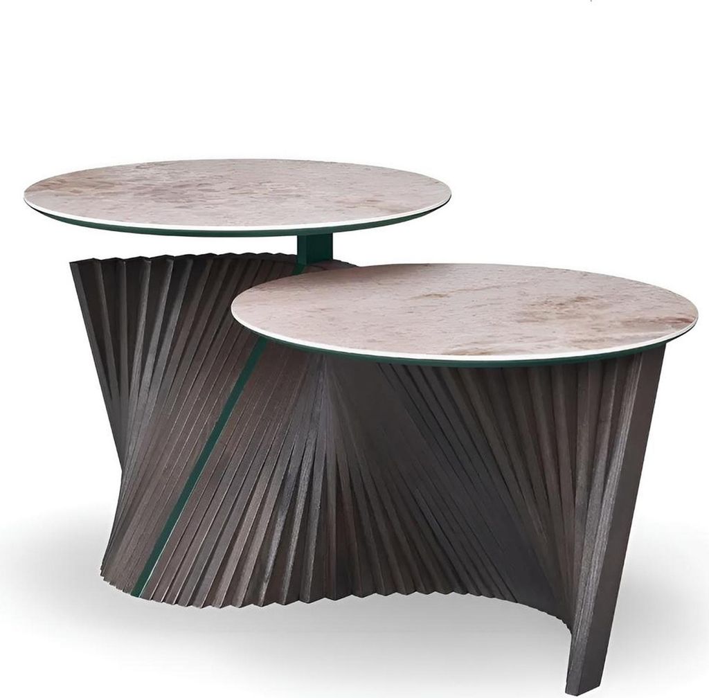 Einzigartiger Couchtisch Wohnzimmer Rundtisch Edle Beistelltische