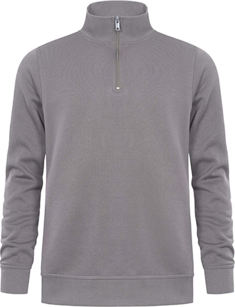 Promodoro 5052 | Uni Troyer Side Pocket Halfzip - Farbe: Steel Gray - Größe: L