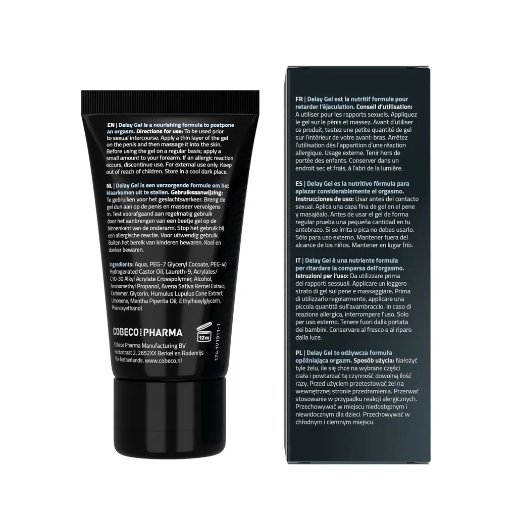 Contre l'Éjaculation Précoce : Coolmann Delay Gel 40ml Solution Efficace - 4