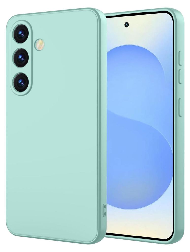 Galaxy S25+ Hülle, Slim Liquid Silikon Gel Gummi Stoßfest Produktbild 