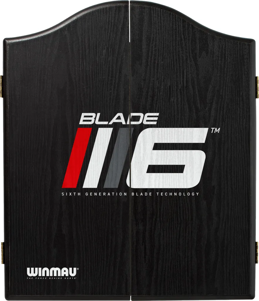 Armoire Winmau Blade 6 Finition Noire : Protection et Score Intégré