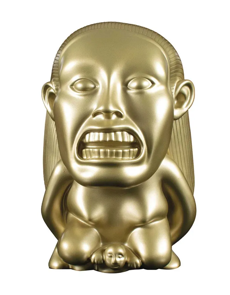 Objet de Déco Indiana Jones Tirelire Idole Chachapoya pour Fans et Geek