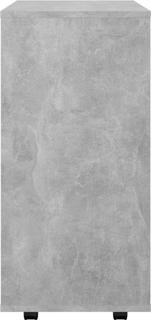 vidaXL Mobilná skrinka Betónová sivá 60x35x75 cm Drevo Obrázok produktu 4