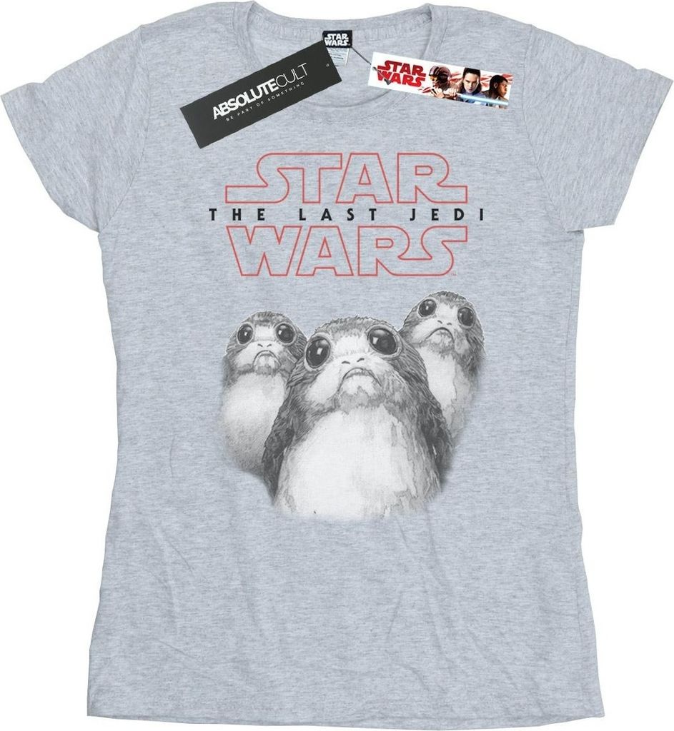 Star Wars - "The Last Jedi" T-Shirt für Damen BI50439 (L) (Grau)