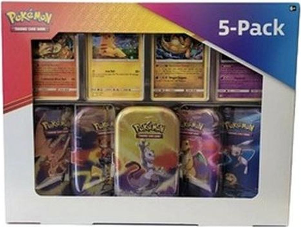 Pokemon Kanto Power Mini Tin 5-Pack Box Obrázok produktu 