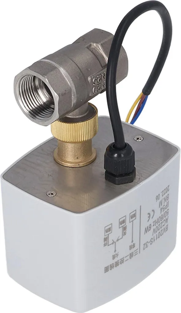 Vanne à bille motorisée DN20 en acier inoxydable 220V AC série-X