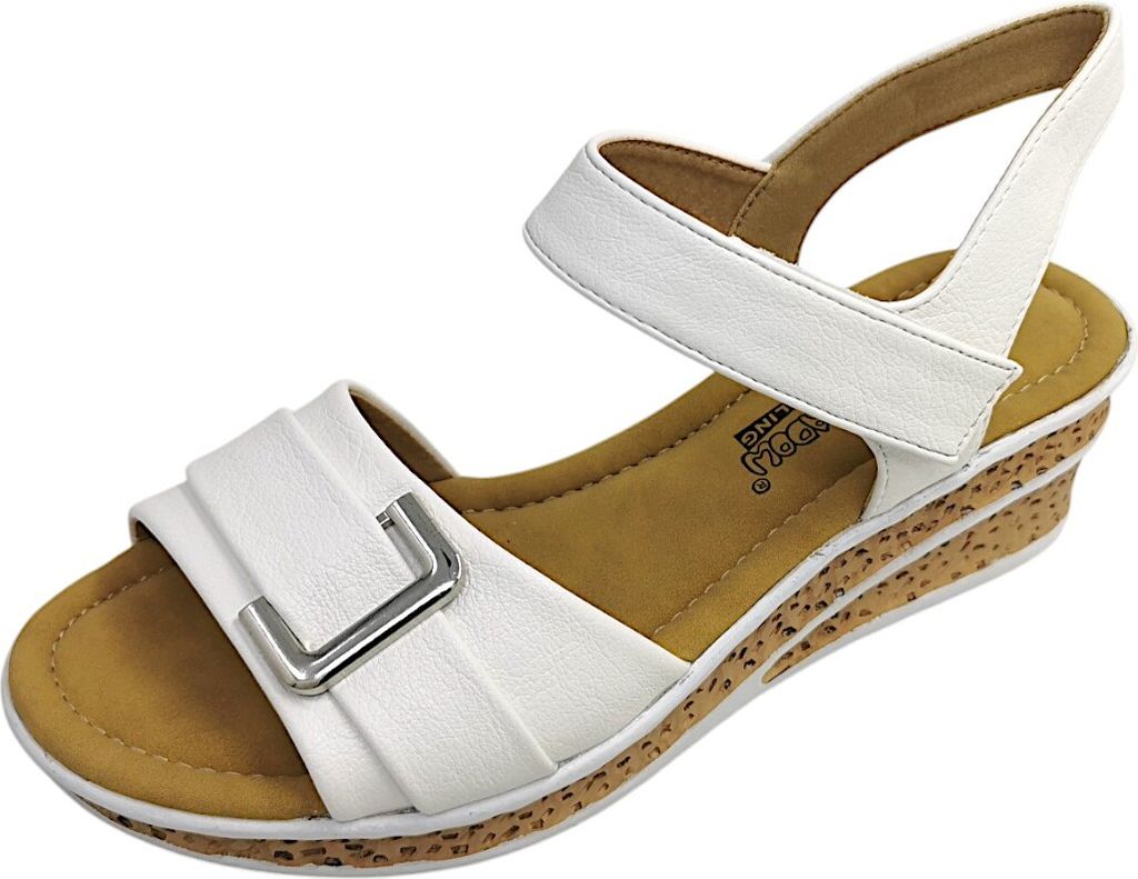 Post Xchange Damenschuhe Hoch Sandalette Weiß Freizeit, Schuhgröße:36 EU